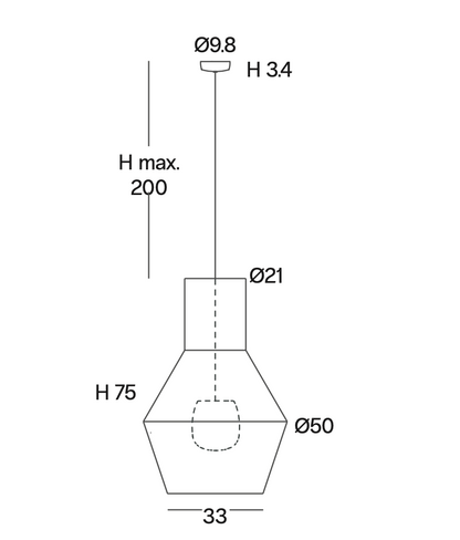  la suspension Tina Outdoor IP66 dimensions