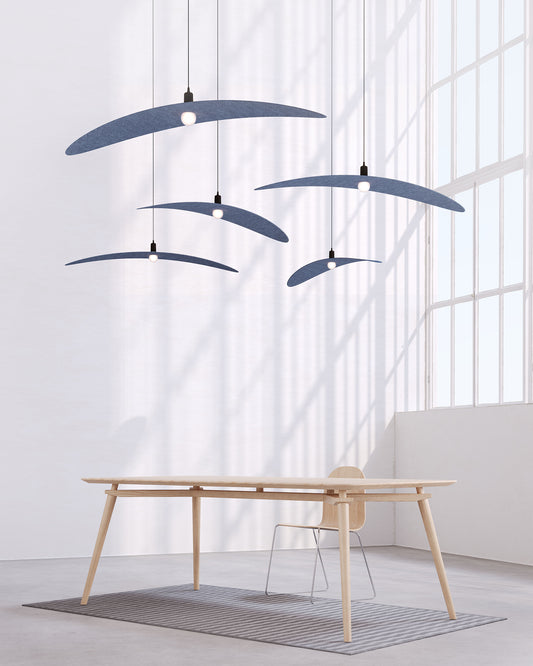 Luminaire acoustique elliptique Wayra