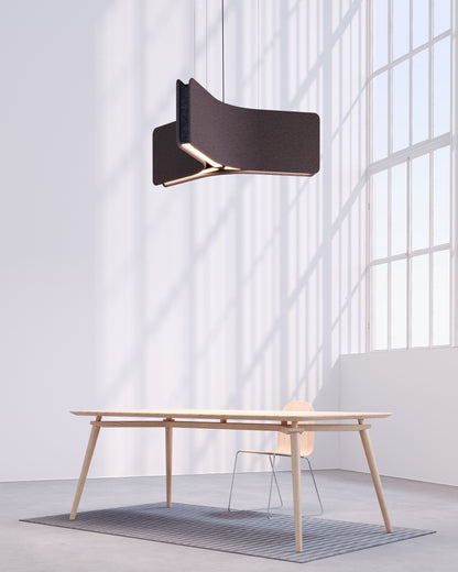WARAWARA est un luminaire acoustique en forme d’étoile ON-OFF de la collection KALLMA