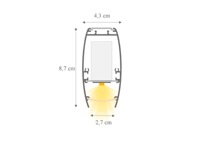 details luminaire kiku collection atlas avignon ultimlux