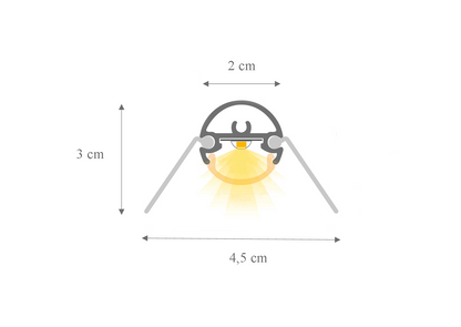 details luminaire kotto collection atlas ultimlux avignon