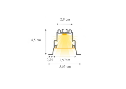 dimensions luminaire avignon shanga aluminium ultimlux