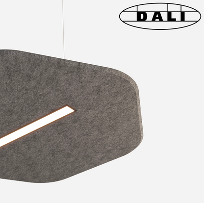 luminaire acoustique sisa collection kallma gris dali ultimlux avignon