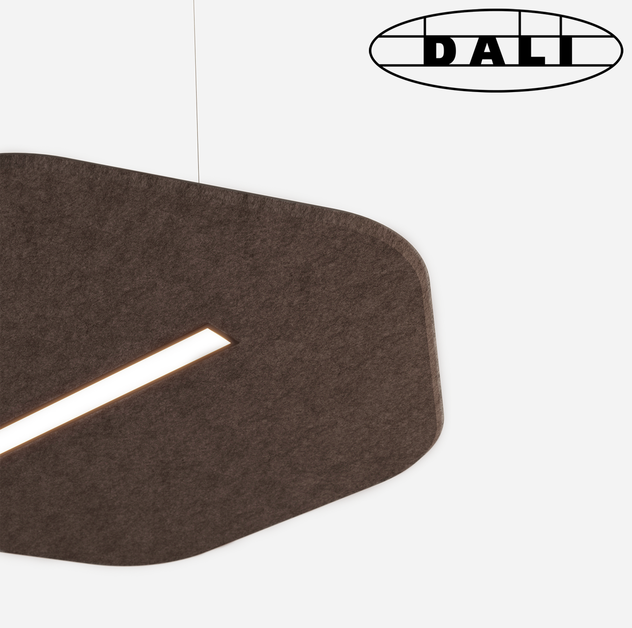 luminaire acoustique sisa collection kallma marron dali ultimlux avignon