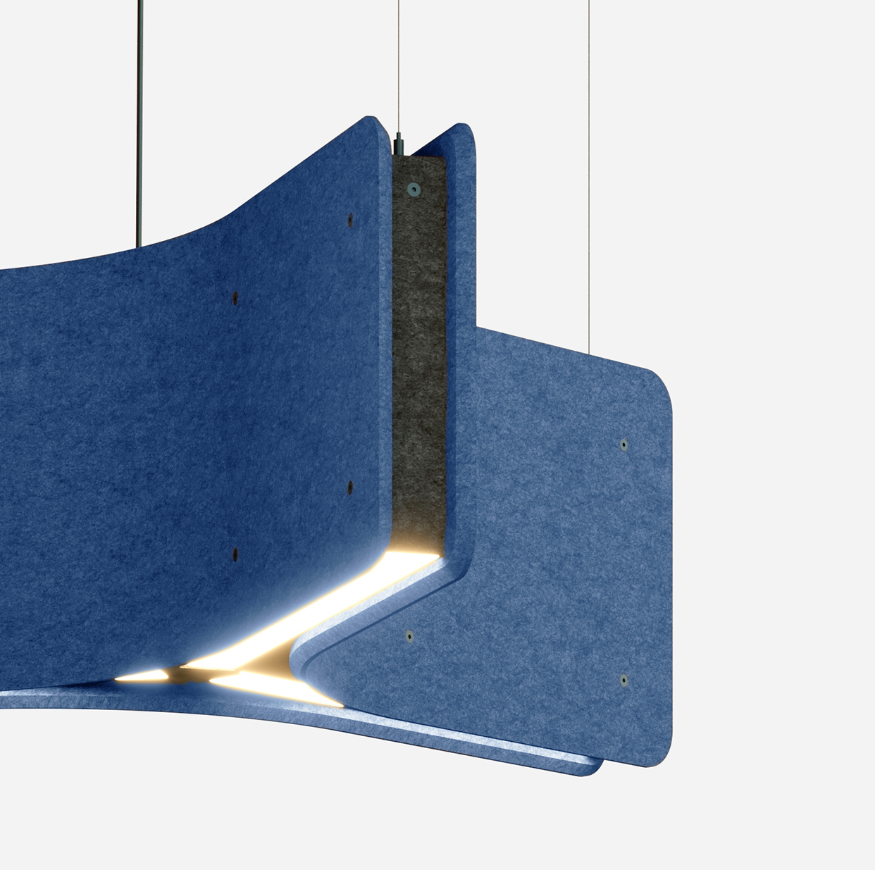 luminaire acoustique warawara kallma bleu ultimlux