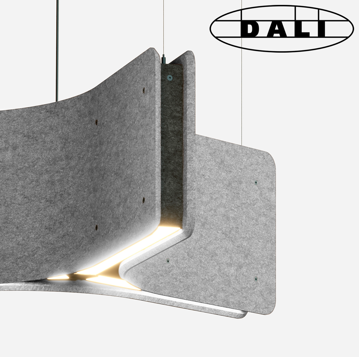 luminaire acoustique warawara kallma gris dali ultimlux