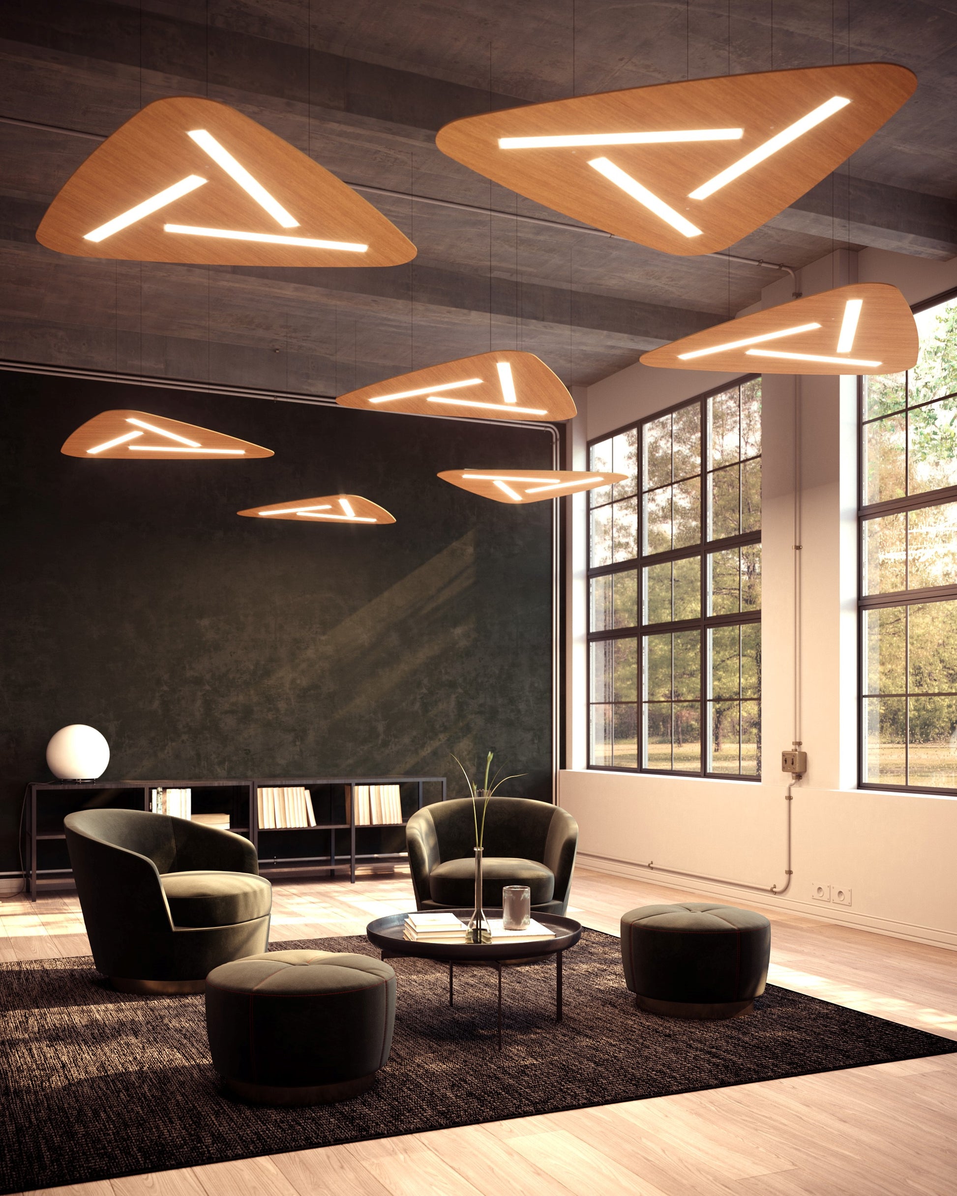 luminaire atypique liwi salon collection wood ultimlux