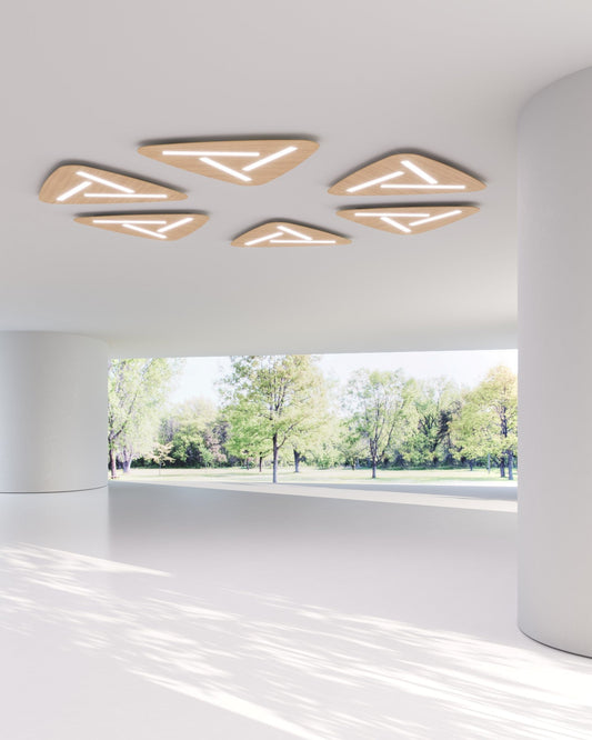 luminaire deco liwi plafond hall collection wood ultimlux