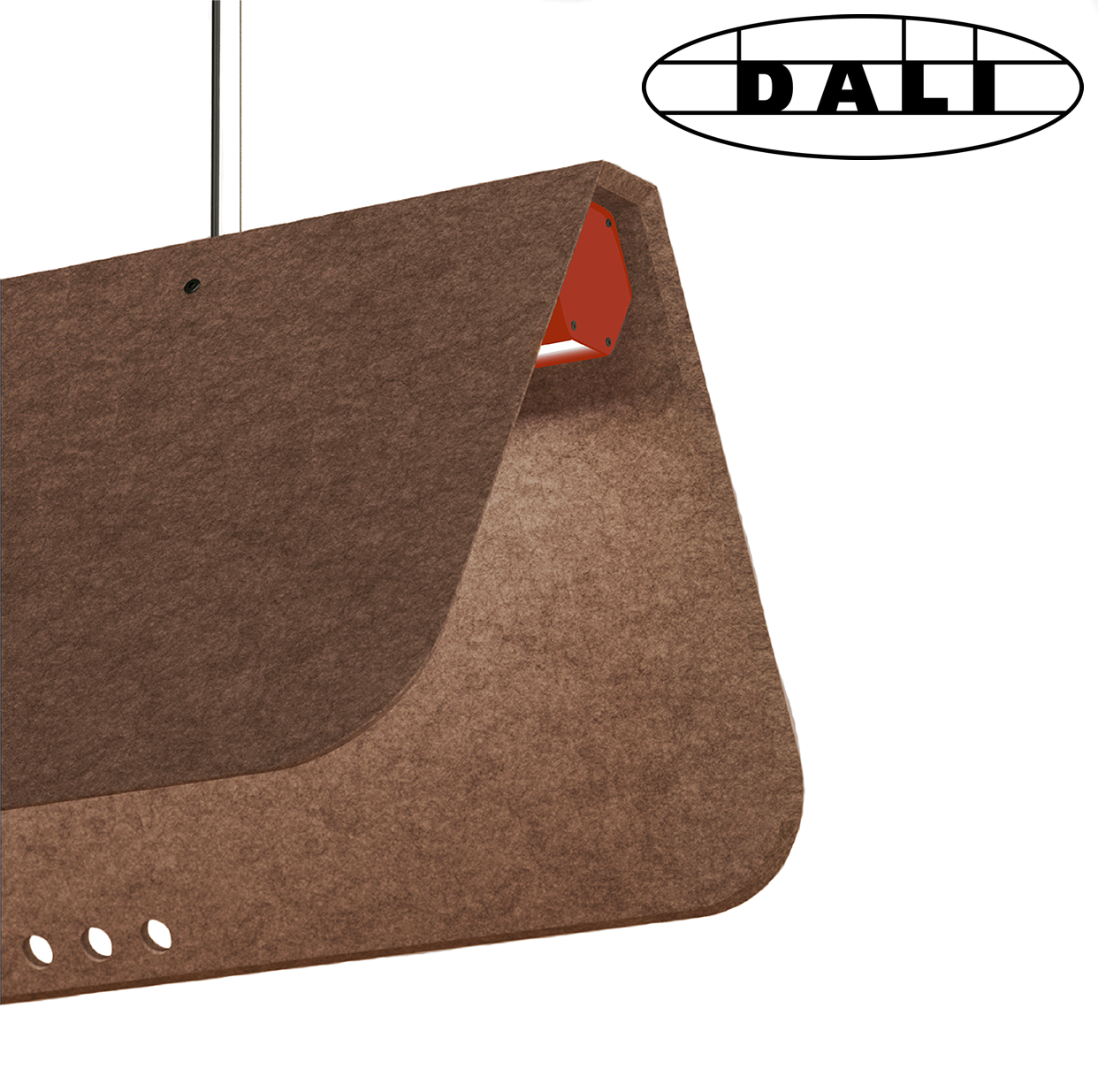 suspension acoustique kuntur collection kallma marron rouge dali ultimlux avignon