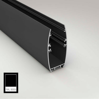 suspension-noire-aluminium-kiku-collection-bloom-ultimlux-avignon